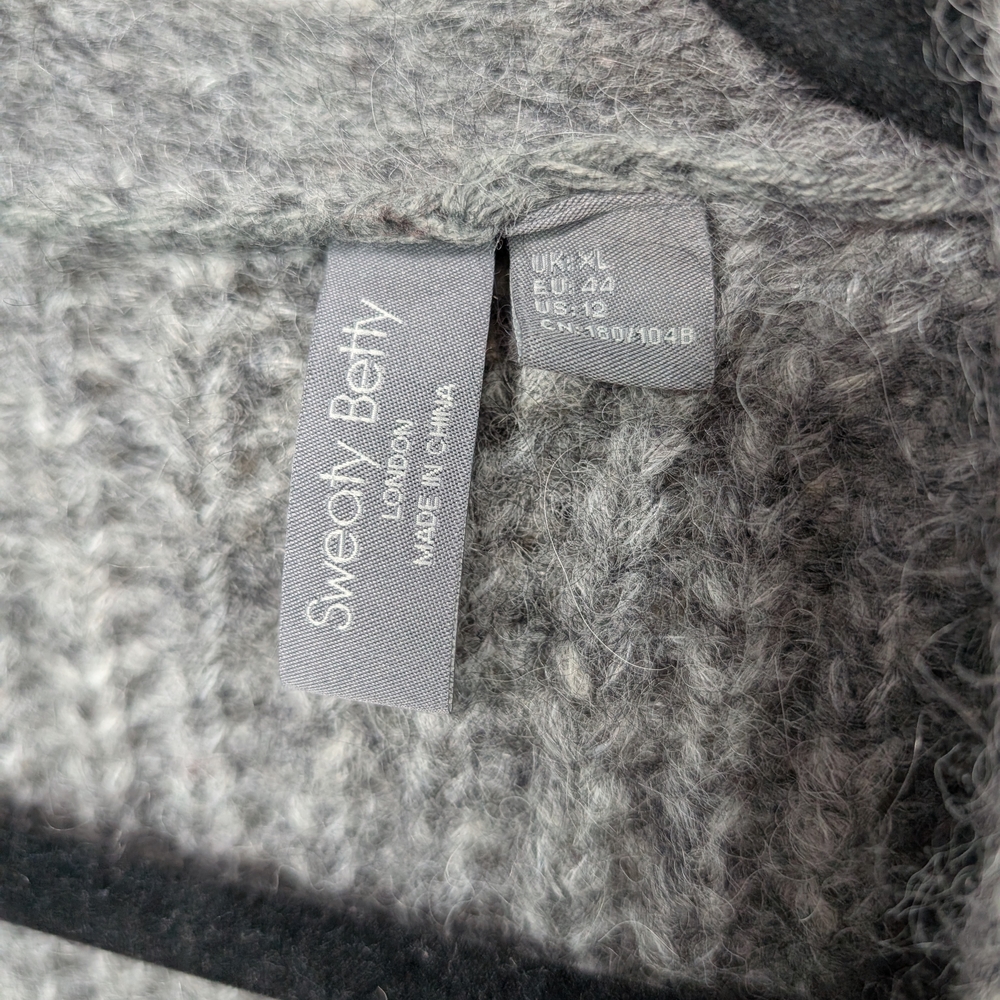 Sweaty Betty Heather Gray Women's Cardigan - Picture 3 of 8